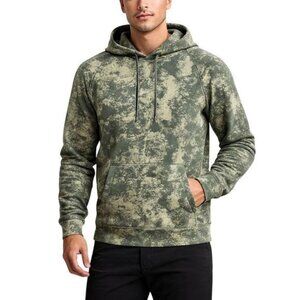 Lululemon City Sweat Pullover Hoodie Mens M Green Camo Sweatshirt